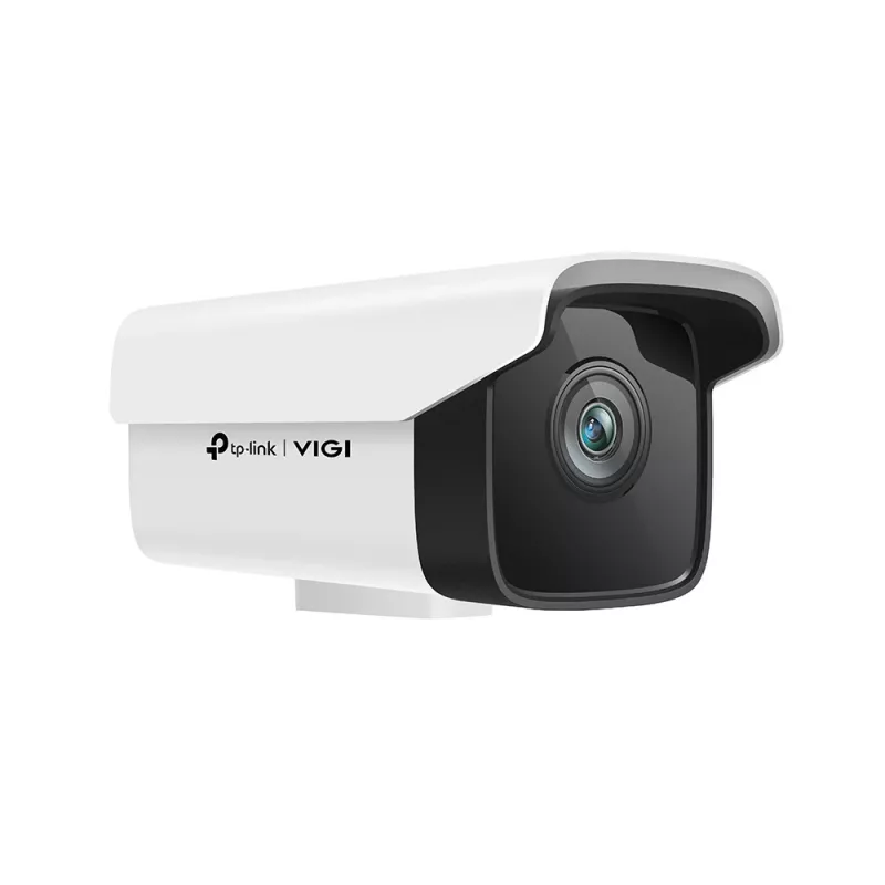 Cámara de seguridad IP TP-Link VIGI 3MP Cámara de red tipo bala para exteriores, 3 MP, 30 fps, visión nocturna 30 m, cableada, blanca