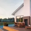 Cámara de seguridad IP TP-Link VIGI 3MP Cámara de red tipo bala para exteriores, 3 MP, 30 fps, visión nocturna 30 m, cableada, blanca