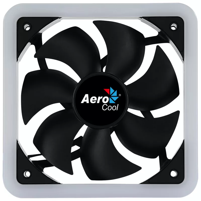 Ventilador para carcasa de ordenador Aerocool Edge 14 14 cm Negro