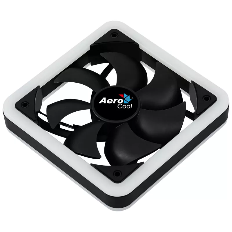 Ventilador para carcasa de ordenador Aerocool Edge 14 14 cm Negro