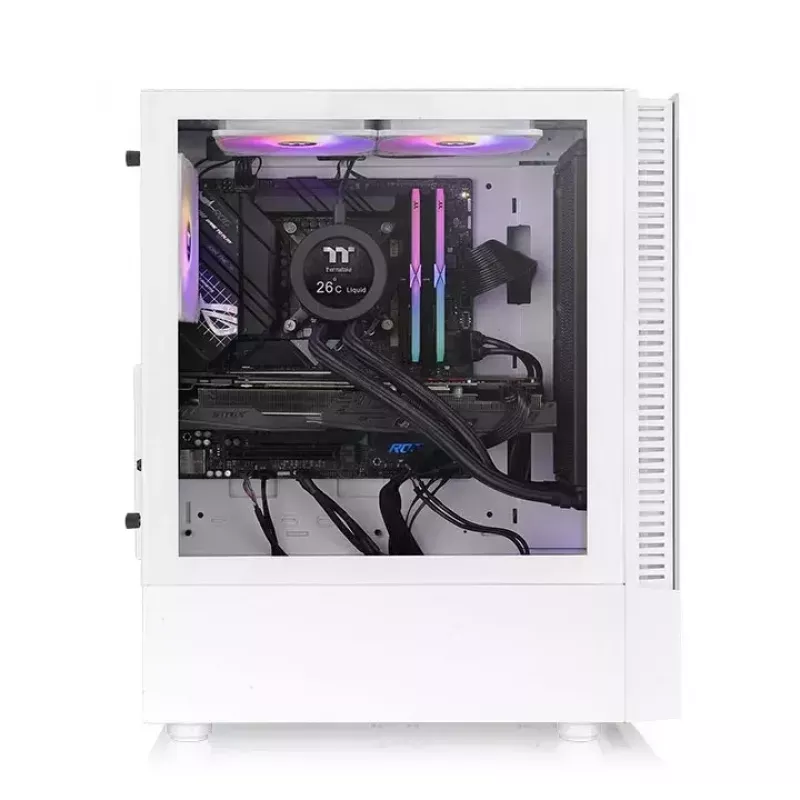 Carcasa de PC Thermaltake View 200 TG Snow ARGB Midi Tower Blanca