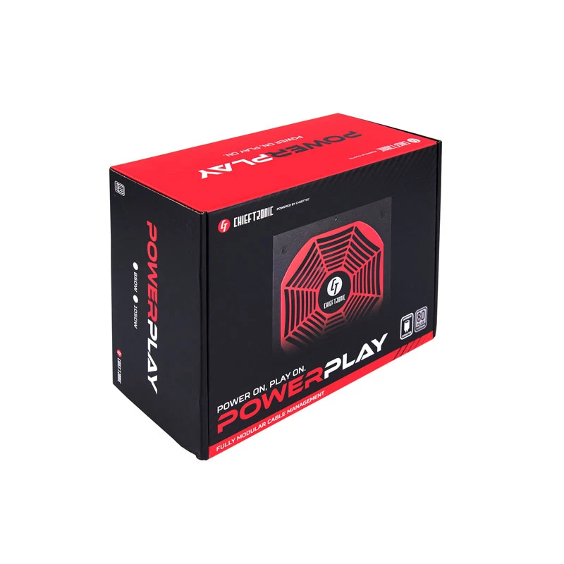 Fuente de alimentación Chieftec GPU-1200FC 1200 W 20+4-Pin ATX ATX Negra, Roja