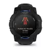 Garmin Instinct 3 AMOLED smartwatch, 50 mm, Black/Bolt Blue, correa de silicona (010-03020-03)