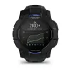 Garmin Instinct 3 AMOLED smartwatch, 50 mm, Black/Bolt Blue, correa de silicona (010-03020-03)
