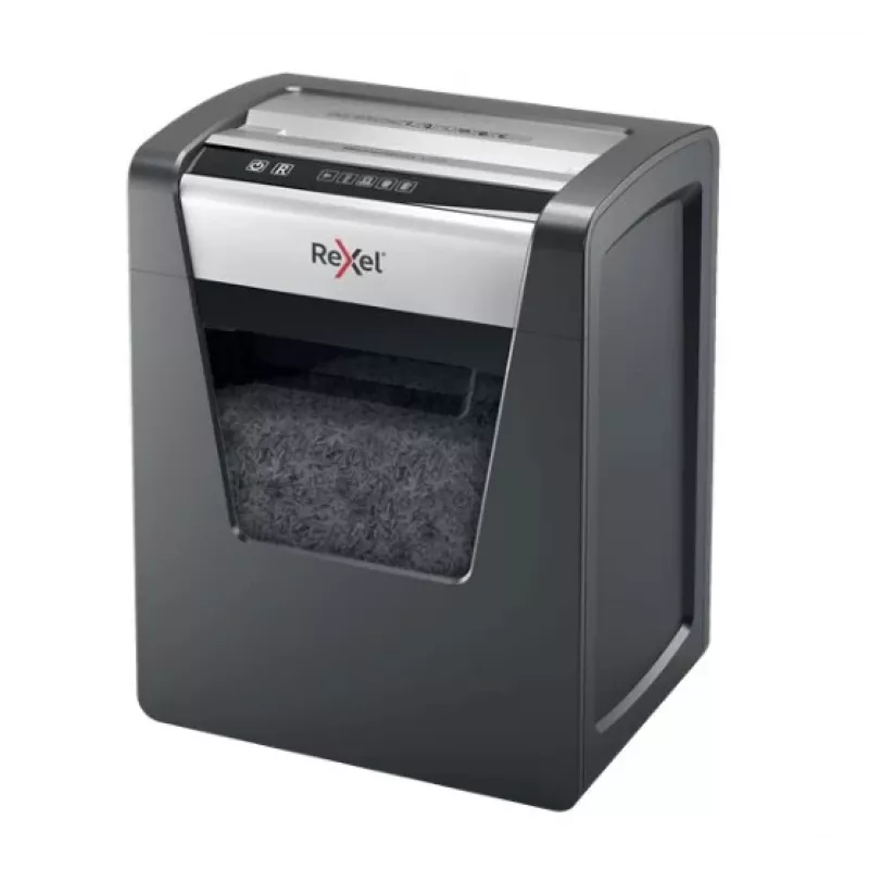 Rexel Momentum M510 Destructora de microcorte P5, microcorte, 2 x 15 mm, 23 L, 250 hojas, 58 dB, botones