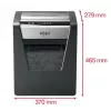 Rexel Momentum M510 Destructora de microcorte P5, microcorte, 2 x 15 mm, 23 L, 250 hojas, 58 dB, botones