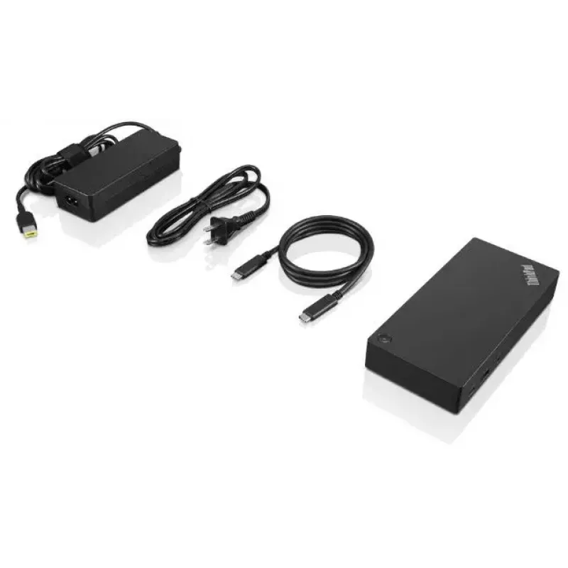 Dock para portátil Lenovo 40AS0090SA con cable USB 3.2 Gen 1 Type-C 4K Ultra HD Ethernet