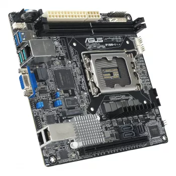 Placa base ASUS P13R-I Mini ITX, chipset Intel C262, LGA 1700, DDR5, 2x DIMM, 64 GB, 6x SATA III, 3x RJ-45