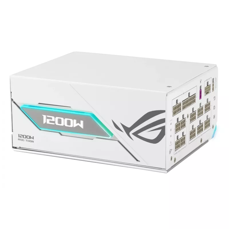 Fuente de alimentación ASUS ROG THOR-1200P3-WHITE-GAMING 1200 W ATX 20+4-Pin, 80 PLUS Platinum, blanca