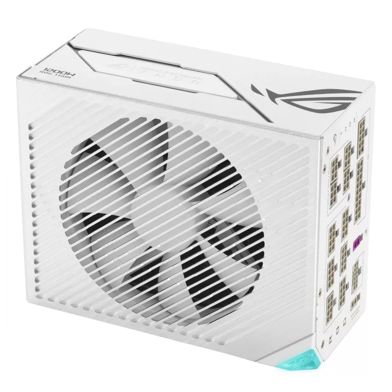 Fuente de alimentación ASUS ROG THOR-1200P3-WHITE-GAMING 1200 W ATX 20+4-Pin, 80 PLUS Platinum, blanca