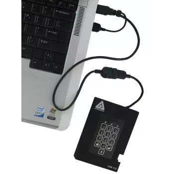 Unidad SSD Apricorn 256 GB USB 3.2 Gen 1 negra A25-3PL256-S256F