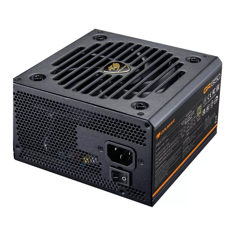 Fuente de alimentación COUGAR GR 750W ATX3.1/PCIE 5.1 / 80 Plus Gold, 750 W, 100 - 240 V, 50/60 Hz, 10 A, 100 W, 750 W