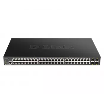 D-Link switch Gigabit Smart Managed de 48 puertos con 4 x 10G SFP+, 370 vatios
