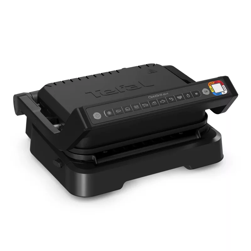 Parrilla de contacto Tefal OptiGrill 2in1 GC7728 2100W negra