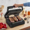Parrilla de contacto Tefal OptiGrill 2in1 GC7728 2100W negra