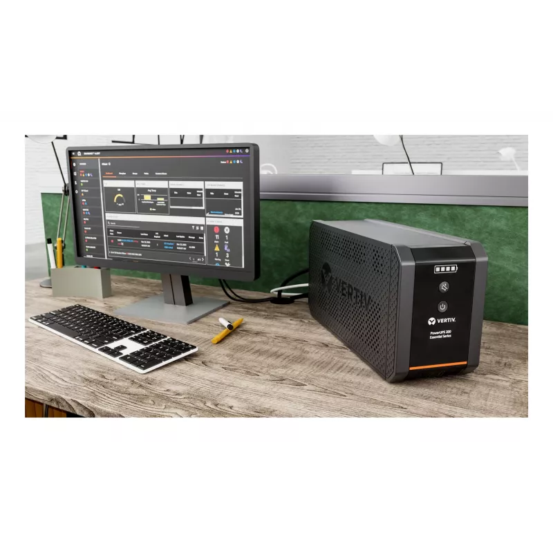 Vertiv PowerUPS 200 Essential PSA6E-1000IT-IEC, 1000VA/525W, Line-Interactive, 1 kVA, 525 W, senoidal, 140 V, 290 V