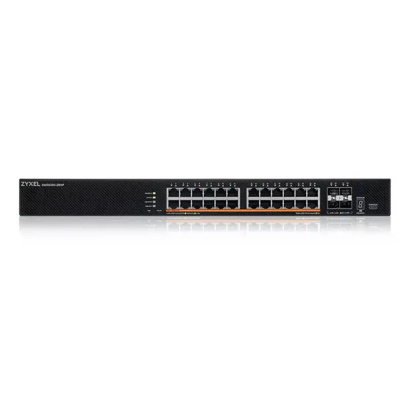Zyxel XMG2230-28HP gestionado L2/L3 2.5G Ethernet (100/1000/2500) Power over Ethernet (PoE) 1U negro