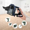 Bosch Serie 6 BBS611PCK aspirador escoba 2 en 1 aspirador vertical batería en seco filtro higiénico sin bolsa azul 2,5 Ah