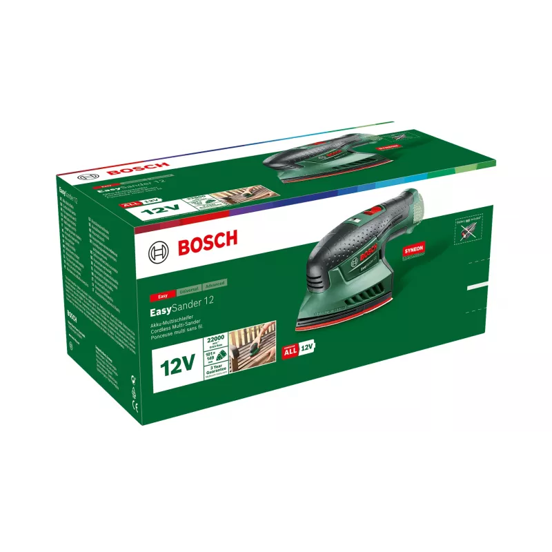 Bosch EasySander 12 Multi lijadora 22000 RPM 22000 OPM