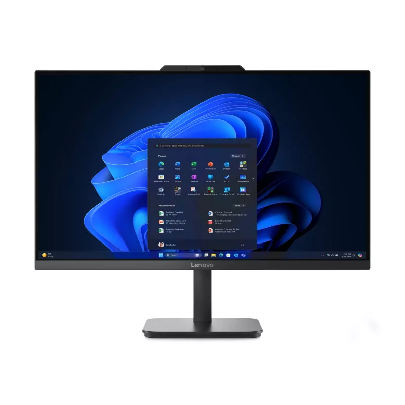 Lenovo V100 Intel® N N100 60,5 cm (23,8 inch) 1920 x 1080 píxeles todo en uno 16 GB DDR5-SDRAM 512 GB SSD Windows 11 Pro Wi-Fi 6 (802.11ax) negro