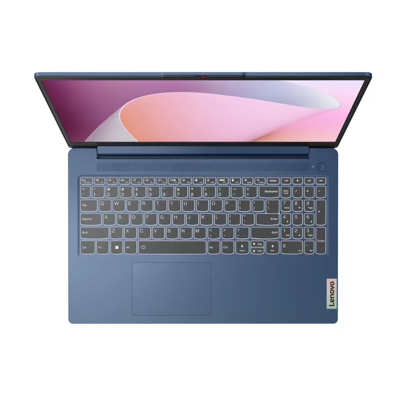 Lenovo IdeaPad Slim 3 15AMN8 AMD Ryzen™ 5 7520U Portátil 39,6 cm (15,6 inch) Full HD 16 GB LPDDR5-SDRAM 512 GB SSD Wi-Fi 6 (802.11ax) Windows 11 Home alemán azul