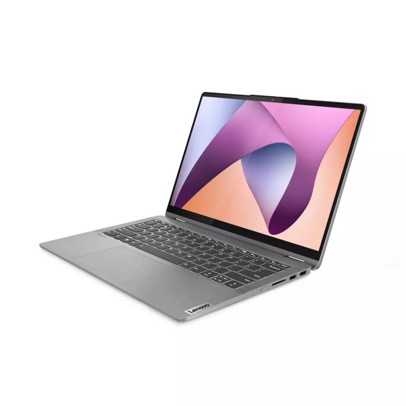 Lenovo IdeaPad Flex 5 14ABR8 AMD Ryzen™ 5 7430U Híbrido (2 en 1) 35,6 cm (14 inch) Pantalla táctil WUXGA 8 GB LPDDR4x-SDRAM 512 GB SSD Wi-Fi 6 (802.11ax) Windows 11 Home alemán gris
