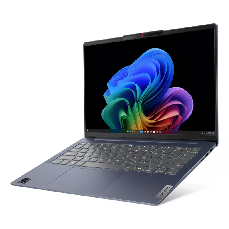 Lenovo IdeaPad Slim 5 14Q8X9 Copilot+ PC Snapdragon X1-26-100 Portátil 35,6 cm (14 inch) WUXGA 16 GB LPDDR5x-SDRAM 512 GB SSD Wi-Fi 7 (802.11be) Windows 11 Home alemán azul