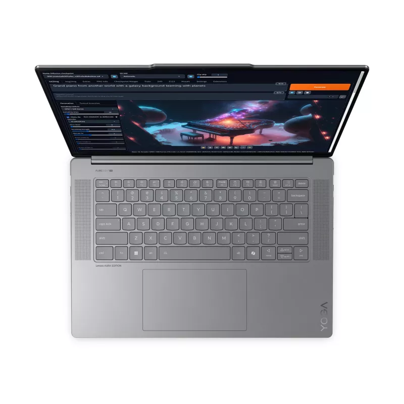 Lenovo Yoga Slim 7 15ILL9 Copilot+ PC Intel Core Ultra 7 256V Portátil 38,9 cm (15,3 inch) 2.8K 16 GB LPDDR5x-SDRAM 1 TB SSD Wi-Fi 7 (802.11be) Windows 11 Home alemán gris