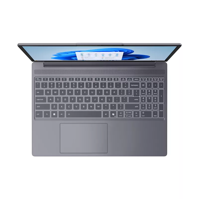Lenovo IdeaPad Slim 3 15ARP10 AMD Ryzen™ 5 7535HS Portátil 38,9 cm (15,3 inch) WUXGA 16 GB DDR5-SDRAM 1 TB SSD Wi-Fi 7 (802.11be) Windows 11 Home alemán gris