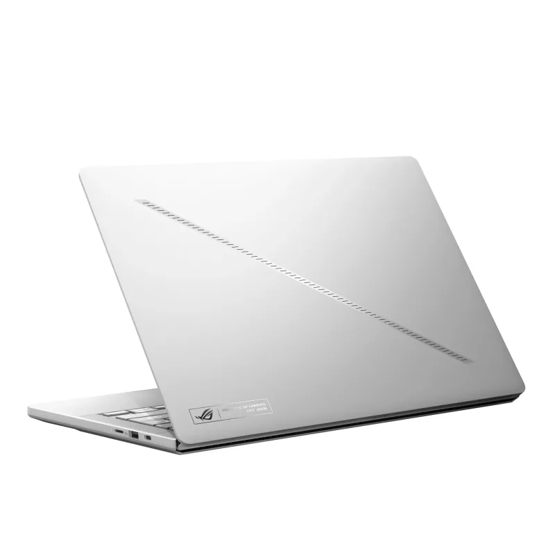 Portátil ASUS ROG Zephyrus G14 GA403WR — AMD Ryzen AI 9 HX 370, 14 inch WQXGA+ 2880×1800, 32GB LPDDR5x, 2TB SSD, RTX 5070 Ti, Windows 11 Home, blanco