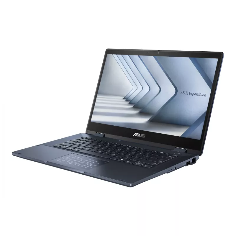 ASUS ExpertBook B3 Flip B3402FVA-LE2540X Intel Core 5 120U Híbrido (2 en 1) 35,6 cm (14 inch) Pantalla táctil Full HD 16 GB DDR4-SDRAM 512 GB SSD Wi-Fi 6 (802.11ax) Windows 11 Pro alemán negro