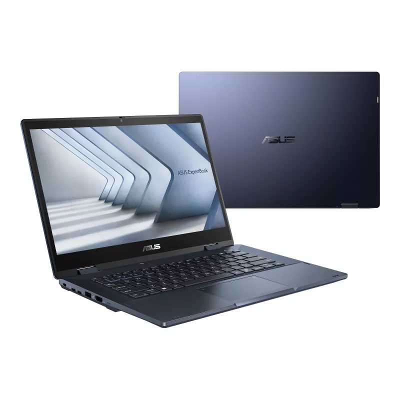 ASUS ExpertBook B3 Flip B3402FVA-LE2540X Intel Core 5 120U Híbrido (2 en 1) 35,6 cm (14 inch) Pantalla táctil Full HD 16 GB DDR4-SDRAM 512 GB SSD Wi-Fi 6 (802.11ax) Windows 11 Pro alemán negro
