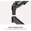 Soporte de monitor con pistón de gas eSTUFF GLB227012, regulable en altura, compatible con VESA
