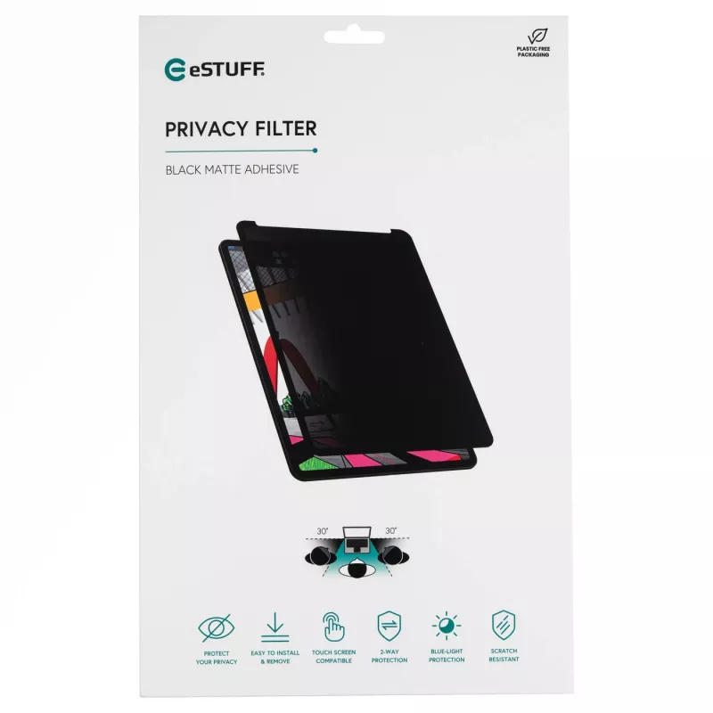 Filtro de protección para pantalla sin marco eSTUFF GLBW15336234 38,1 cm 15
