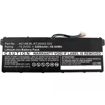 CoreParts batería para portátil Acer, batería, Acer, Aspire ES15, Aspire ES1-572, Aspire ES1-572-31LD, Aspire ES1-572-56BP