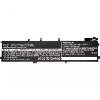 CoreParts batería para portátil Dell, batería, DELL, Precision M5520, XPS 15 9560, XPS 15 9560 i7-7700HQ