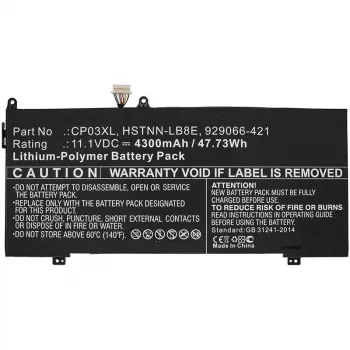 Batería CoreParts MBXHP-BA0176 para HP Spectre x360 13-ae010ca