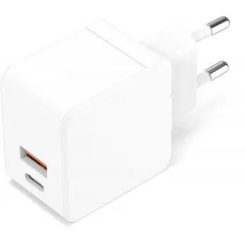 Cargador móvil universal CoreParts MBXUSB-AC0004 blanco AC carga rápida interior