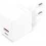 Cargador móvil universal CoreParts MBXUSB-AC0004 blanco AC carga rápida interior