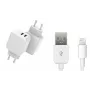 Cargador móvil para smartphone CoreParts MBXUSB-AC0007 blanco AC interior