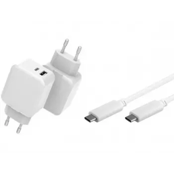 Cargador para dispositivos móviles universal CoreParts MBXUSB-AC0014 blanco AC carga rápida interior