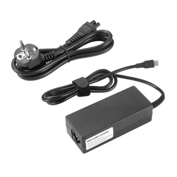 Fuente de alimentación/inversor CoreParts MBXUSBC-AC0009 interior 65 W negro