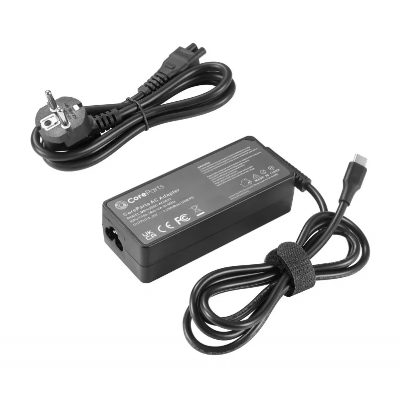 Adaptador USB-C CoreParts MBXUSBC-AC0033 con Power Delivery