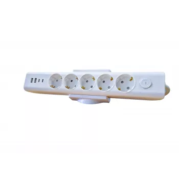 Pinza de mesa para regletas MicroConnect MC-DESKMOUNTW
