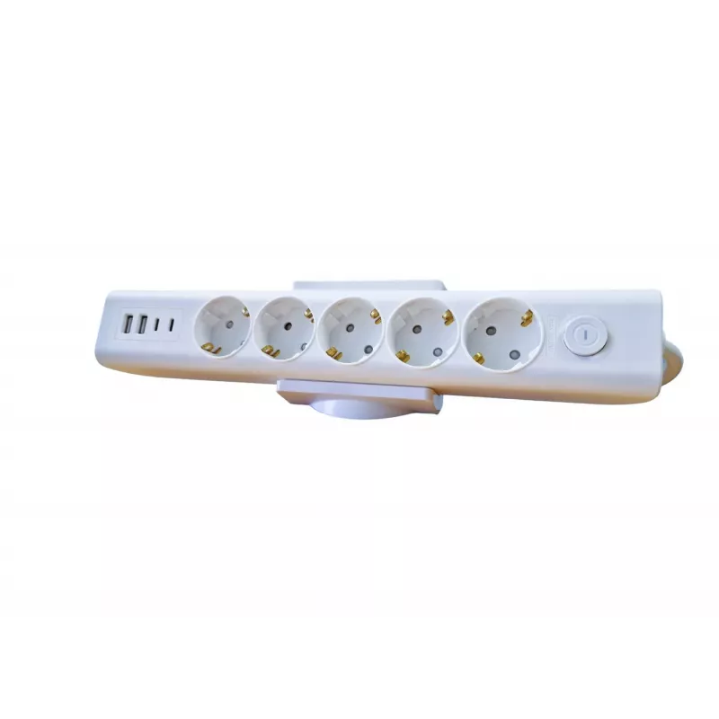 Pinza de mesa para regletas MicroConnect MC-DESKMOUNTW