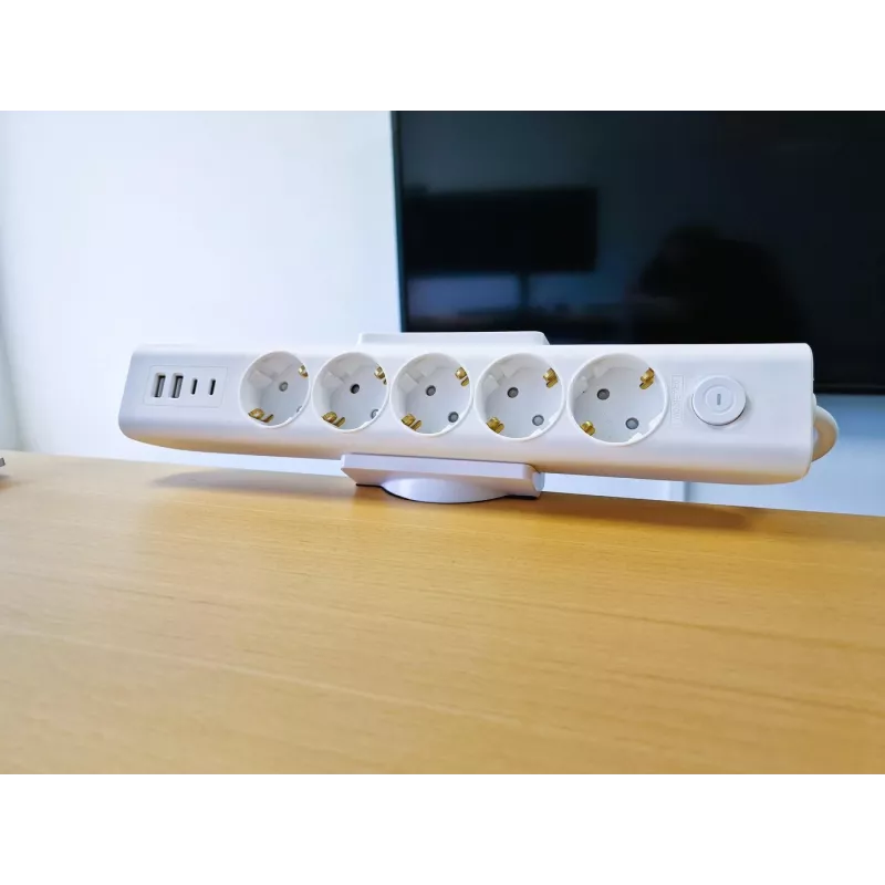 Pinza de mesa para regletas MicroConnect MC-DESKMOUNTW