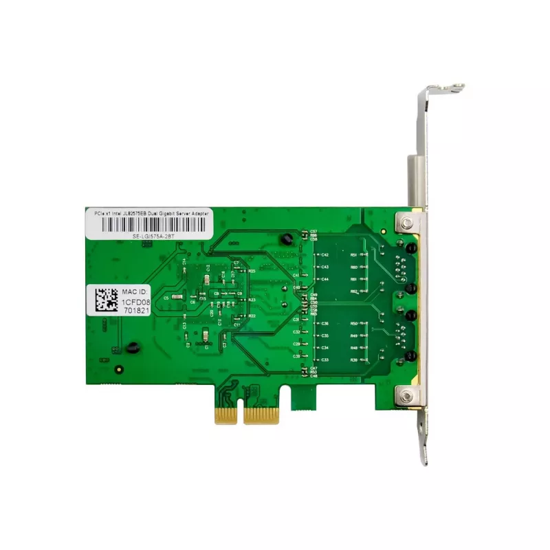 Tarjeta de red MicroConnect MC-PCIEX1-82575 PCIe x1 adaptador Ethernet Intel 82575