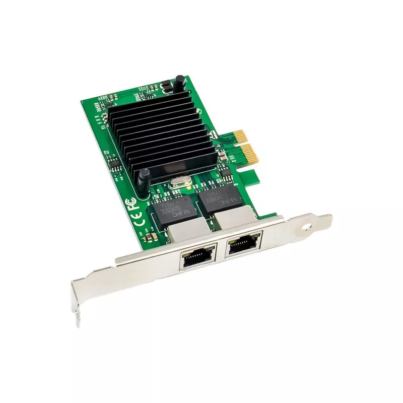 Tarjeta de red MicroConnect MC-PCIEX1-82575 PCIe x1 adaptador Ethernet Intel 82575