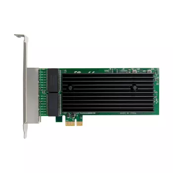 Tarjeta de red PCIe x1 MicroConnect MC-PCIEX1-82575-Q con controlador Intel 82575