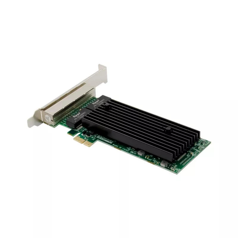 MicroConnect MC-PCIEX1-82576-Q Tarjeta de red Gigabit de cuatro puertos, PCIe x1, Intel 82576